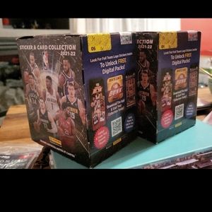 Panini nba basketball sticker and card collection